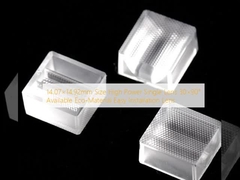 14.07×14.92mm Taille Lentille unique haute puissance 30×90° Disponible Éco-matériau Lentille facile à installer