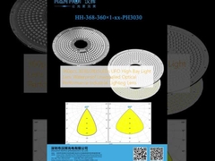 360pcs 3030/2835LEDs OVNI High Bay Light Lens imperméable à l'eau Performance optique inégalée Lens d'éclairage industriel