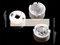 Lentille unique φ11.8 mm Taille PC/PMMA Matériau haute transmission Lentille optique professionnelle