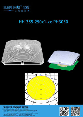 250pcs 2835 or 3030LEDs High Power LED Lens Efficacy 130lm/w T5 Degree Available For Oil Station Lighting