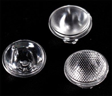 PC/PMMA Material Φ19.7mm Size Precision Dimensions High Transmittance Single Lens For Brighten