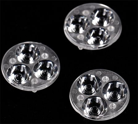 Flashlight Lens φ25mm Size PC/PMMA Material 93%+ Transmittance 3030&3535LEDs Indoor Lens