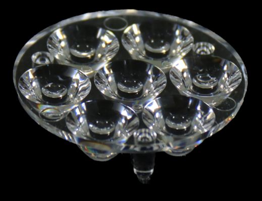 93% Transmittance PMMA LED Lens φ34.8mm for Flashlight 3737/3535