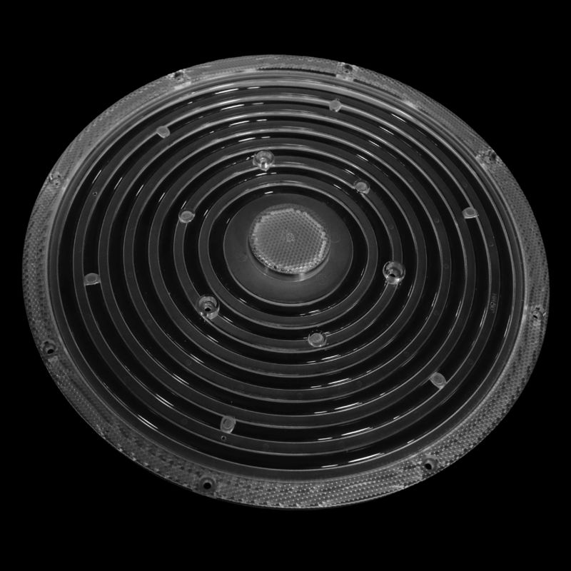 High Bay Light Lens with Uniform Facula, PC Material, 92% Transmittance, Փ265 Size, Multiple Light Distribution